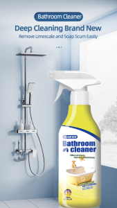 Bathroom cleaner stain remover Safe Bathroom Cleaner - Professional Formula Protects Ceramic Glaze | Cleans & Polishes