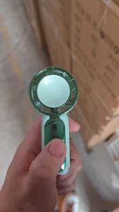 SEAMETAL | SEAMETAL Portable Handheld Fan 5-Speed Turbo Cooling Fan Tiny Size USB Rechargeable Personal Fan for Travel & Outdoor