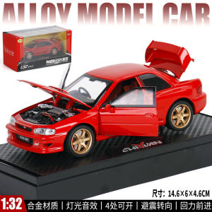 1:32 Subaru Impreza Alloy Car Model Boy Metal Toy Car Model Collection JDM Sports Car Ornaments