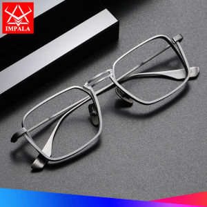 IMPALA FL2032W Chống Ánh Sáng Xanh Kính Mắt Cho Nam Và Nữ Hoài Cổ Kính Máy Tính Phong Cách Chống Mệt Mỏi Chống Bức Xạ