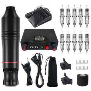 Bộ máy pen xăm hình cơ bản để xăm và học xăm hình