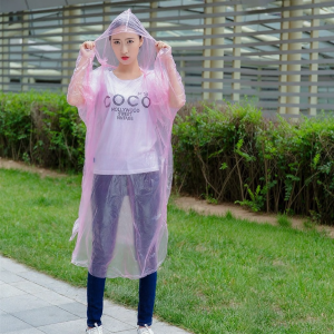 SUNSHINEWORLD | Adult Thick Disposable Raincoat for Hiking Gender-Neutral Non-Toxic Outdoor Use