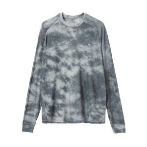 Outdoor Hiking Climbing T-shirt Long Sleeve Superfine Wool Tie-dye Antibacterial