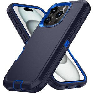 Ott Armor Box Shockproof Defender Case For IPhone 16/15/14/13/12/11 Pro Max - Hard Cover with Clip & Military-Grade Protection