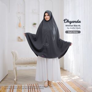 Arafa Hijab - Khimar Dhyanda XL | Jilbab Wolfis Premium | Pad Antem | Jilbab Kerudung Jumbo Syari
