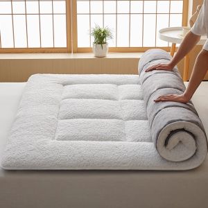 Meiji | Thickened Winter Use Soft Mattress Coral Milk Velvet