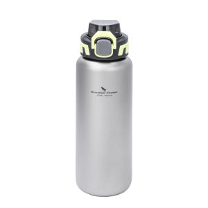 Boundless Voyage | Boundless Voyage Titanium Water Bottle 950ml Wide Mouth Leakproof Hydro Flask with Carry Bag for Backpacking Travel Hiking 3018D