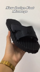 Seagull Foot Massage Slipper: Soft & Thick Comfort Slide Flipflop Footwear in Multiple Colors