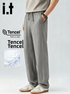 izzue | Quần Tây Linen Thoáng Mát Nam Dạng Rộng Thẳng