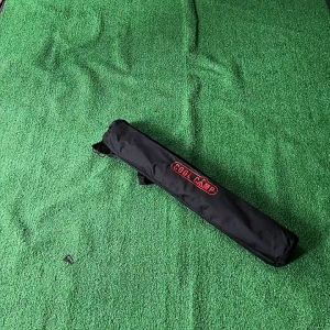 เสาทาร์ป เสาอลูมิเนียม Cool Camp ขนาดใหญ่ 33 มิล ยาว 280 เซนติเมตร สีดำ