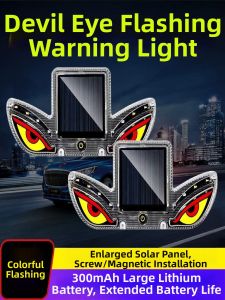 LUKSEN | Solar Powered Blinking Warning Light Accessory