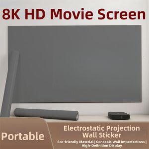 YIMING | Portable 8K Easy Installation HD White Projector Screen