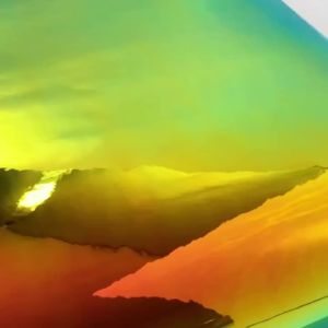 30CMx1.52M Colorful Electroplated Black Green Film Holographic Sticker Bubble-free Rainbow Chameleon Sticker For BWM 320i/f10