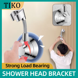 360° Adjustable Punch Free Shower Head Holder Self Adhesive Shower Chrome Rack Waterproof Badroom Accessories