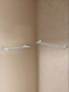 Hansgrohe | Chrome Bathroom Double Layer Towel Rack