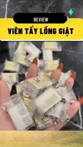 Viên tẩy lồng máy giặt Domol Anti Kalk Tabs vệ sinh lồng giặt nội địa Đức (tách lẻ)