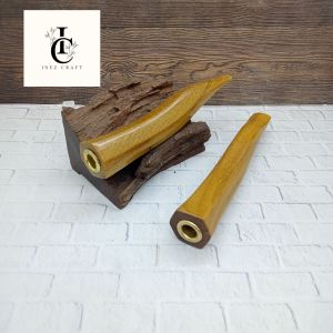 Once pipa klokotan kayu kelor emas segi enam model S J71