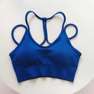 2024 Phụ Nữ Của thể thao Yoga Gân Áo Ngực Vẻ Đẹp Trở Lại Áo ngực tập yoga chạy tập thể dục Vest Áo ngực thể thao Chống Sốc áo hở eo áo nâng nữ Phòng Tập Thể Dục Áo tập luyện Nữ Đồ Lót