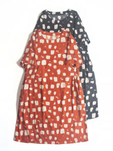 Summer New Style Commuter Cotton Linen Printed Dress Artistic Loose Casual Slimming Elegant Age-Reducing Womens Dress