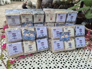 ของชำร่วยจากข้าวสามารถแบ่งทานได้