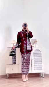 TERBARU – JUMBO ADA / ONESET Set Kebaya Kraton Modern Jawa AYU Janggan SLENDANG Wisuda Lamaran Tunangan Bridesmaid Terbaru 2025 BY AMANAH BUNDA PALUPI