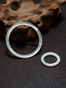 Pearl Mother of Pearl Fishbone Bread Ring DIY Handmade Craft Accessories Buddha Beads Circle Link Pendant Fashion Jewelry