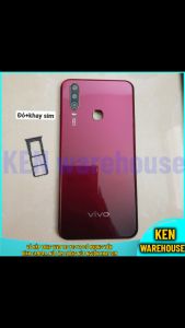 VIVO Y12 Y15 Y17 Vỏ Nắp Lưng Có Khung Viền Kính Camera Nút Âm Lượng Nút Nguồn Khay Sim - 985 Shop