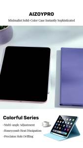 ipad case for gen 11th A16 Air 11 M2 M3 M4 Pro 11 5/6/7/8/9/10th 10.9 Casing 10.2 air1/2 Stand cover With Pencil Holder