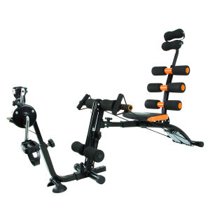 B&G SIX PACK CARE New B&G เครื่องออกกำลังกาย (สีดำ/ส้ม) (ออกกำลังกาย อุปกรณ์ออกกำลังกาย) เครื่องบริหารหน้าท้อง BG