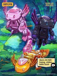 52TOYS | Mô Hình Khủng Long Lục Giác Biến Hình