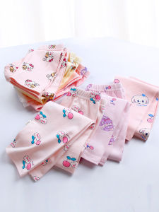 Pure Cotton Autumn Pants for Children Boys Girls Base Layer Pants Spring Autumn Cotton Fleece Trousers Kids Long Pants
