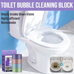 Fresh Scent Toilet Bowl Blue Bubble Toilet Automatic Scale Removal Odor Removal Cleaning Block Toilet Bubble Cleaning Block Efficient Stain Removal Deodorizing