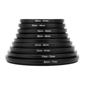 Bộ Chuyển Đổi Vòng Lọc Kính Máy Ảnh 37-82mm 82-37mm Bộ Chuyển Đổi Bước Lên Xuống Dành Cho Máy Ảnh DSLR Tương Thích Với Canon Nikon Sony - Bộ Dụng Cụ Gắn Ống Kính 9 Món 18 Món