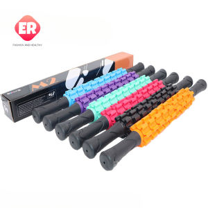 【ER】thanh massage bánh răng con lăn fascia trục lăn nhựa Thể dục Yoga cơ bắp sâu thư giãn Massage Shaft