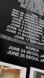 FREE PHOTOCARD SUGA AGUSTD KAOS BTS D-DAY KONSER SUGA WORLD TOUR ATASAN WANITA & PRIA KAOS KATUN COTTON COMBED 30S