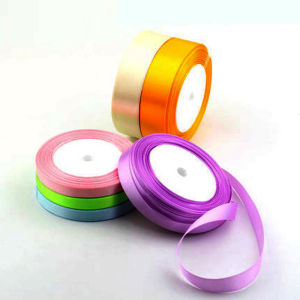 MD ริบบิ้น ริบบิ้นของขวัญ ริบบิ้นพับเหรียญ สีพื้น กว้าง 2 ซม. gift ribbon