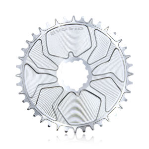 EVOSID Gravel Road Bike 3-Bolt Chainring Narrow Wide Teeth 0mm Offset 40T-56T Round Disc 8-13 Speed Chain Solid Disc