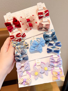 Elastic Hair Ties for Girls: Cute Butterfly Knot Hair Bands - Non-Damaging Hair Accessories for Children Korean Style Baby Hair Bands