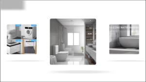 100cm Bendable  Bathroom Water Barrier  Silicone Floor Barrier Water Stopper Barrier Shower Non-Slip Dry Wet Separation