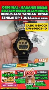 CASIO ORIGINAL - CASIO G-SHOCK DW-6900CB-1D - MEN LA - Resin Hitam Jam dunia JD18 # Jam Tangan Pria Jam Tangan Anti Air G SHOCK GSHOCK + CASIO DW-6900CB-1D DW 6900CB 1D DW-6900CB 6900 CB DW6900 DW-6900 DW6900CB $