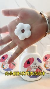 300ml Blossom Flower Shape Bubble Foam Hand Soap Refill Peach Flower Scent Hand Soap Antibacterial Liquid Hand Wash Sabun Tangan Baby