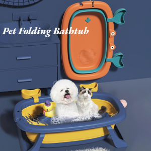 Anti-Slip Dog & Cat Bathing Tub: A Compact, Portable Solution