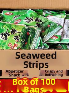 Spicy Ready-to-Eat Seaweed Strips