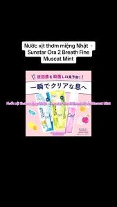 Xịt thơm miệng Seasy Sunstar Ora2 6ml giảm hôi miệng giữ hơi thở thơm mát cả ngày
