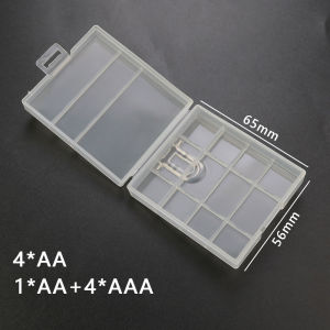 JCD 4/6/8/10 Slots Plastic Hard Container Case Battery Storage Box For AAA / AA Battery Organizer Accessories