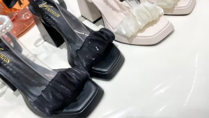 TOP WOMEN PH 2025 (Check Size Chart) 3.5 Heel Height Block Heels with Pearl and Lace strap Design elegant Sandals