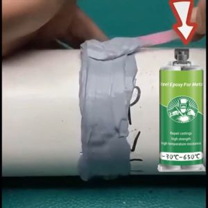 strong as iron Qns Gam besi paling kuat tahan panas Super strong metal glue Gam besi paling kuat 100g Quick drying in 5 minutes high temperature resistance corrosion resistance durable and strong Epoxy glue Metal welding glue