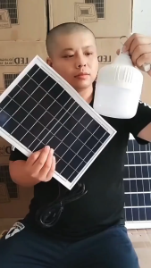 【MIỄN PHÍ VẬN CHUYỂN】Đèn Năng Lượng Mặt Trời chống nước 5000Wđèn năng lượng mặt trời Ba màu chợ đêm Quầy hàng Ánh sáng khẩn cấp