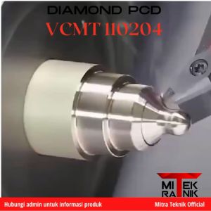 Insert Bubut Alumunium Kinclong Diamond PCD VCMT VCGW VBGW 1103 02/04