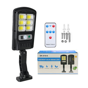 20000LM Solar Lights Outdoor External Solar Lamp with Motion Sensor Remote Control Solar Powered Spotlight Lamp Wall Street Lamp